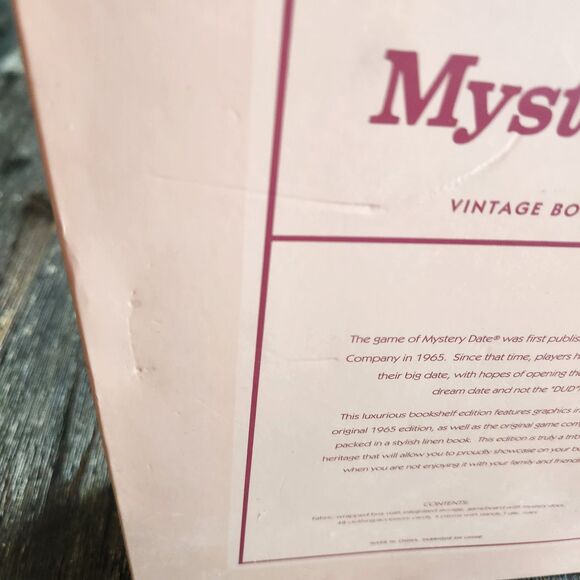 Mystery Date Board Game Vintage Bookshelf Edition Sealed Components Complete - Picture 9 of 16